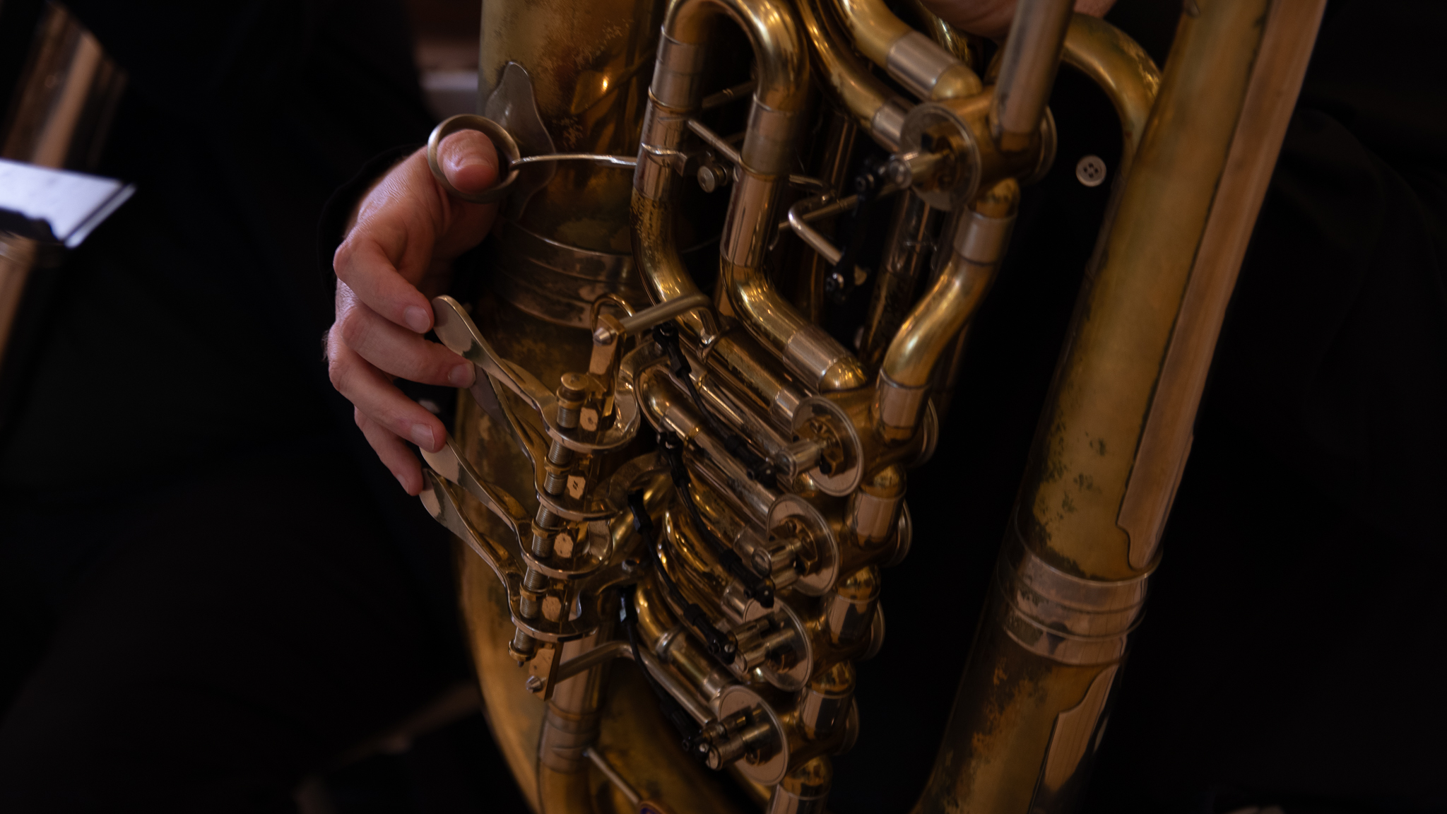 Salt River Brass brass section close-up